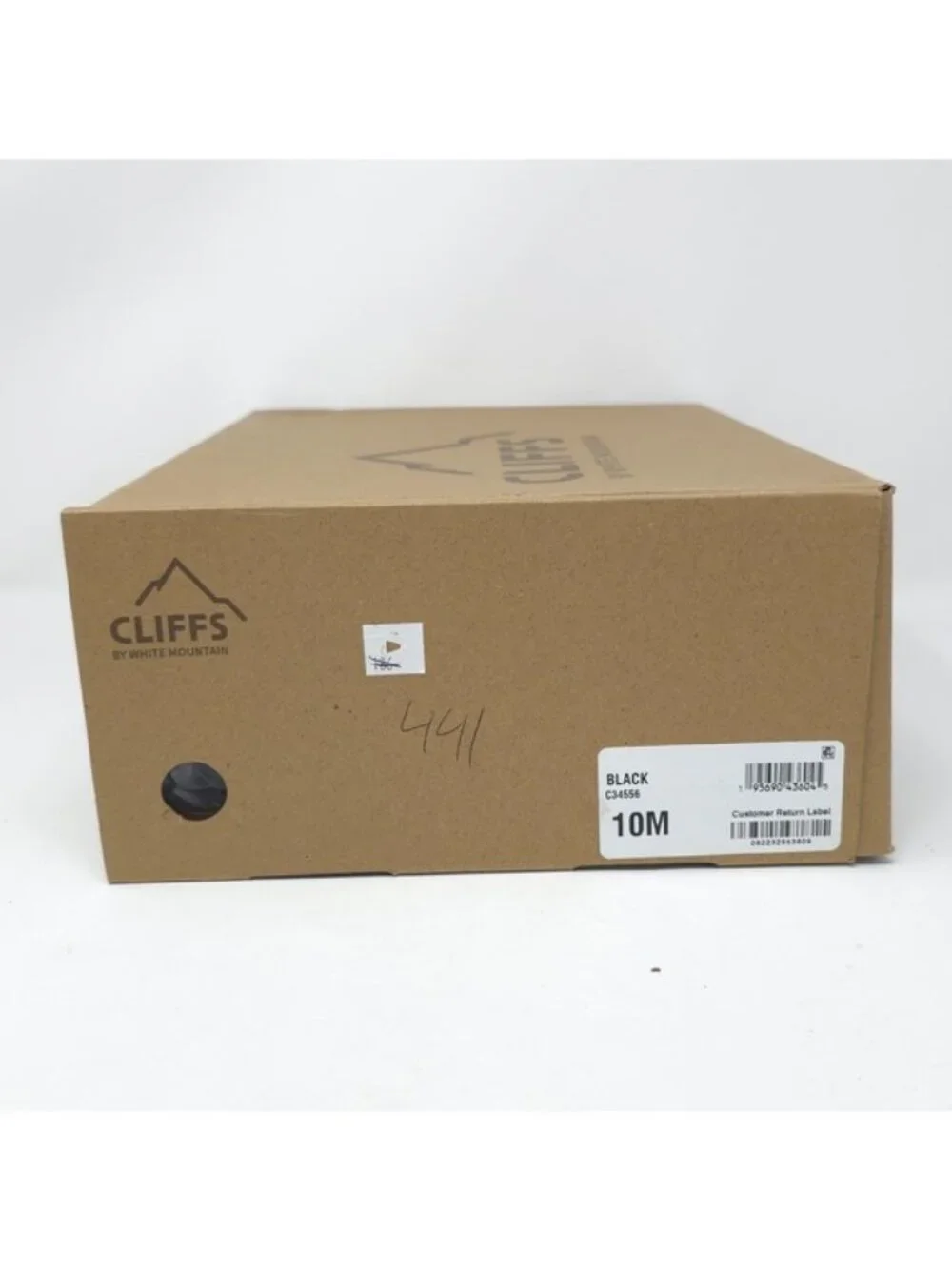 CLIFFS BY WHITE MOUNTAIN Durbon Block Heeled Ankle Bootie Black/Smooth 10M